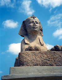 Een sfinx in Alexandrie